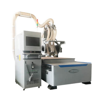 CNC-Bearbeitungszentrum mit zwei Spindeln