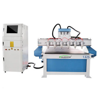 6 Spindeln 3D CNC Holzbearbeitungsmaschinen