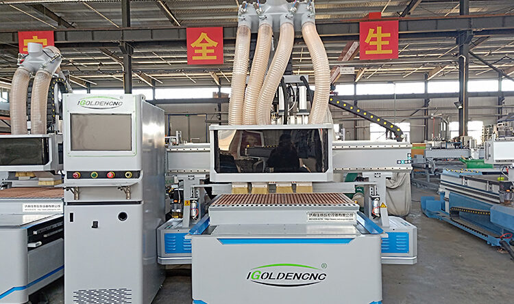 Vierfach verschachtelte CNC-Router