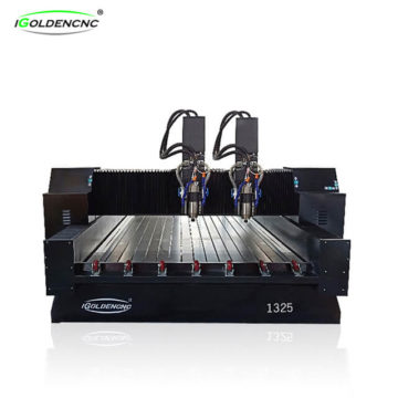 Stone CNC Router with Dual Spindles