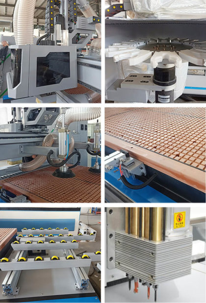 ATC Nesting CNC Machine with Gang Drilling