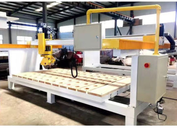 5 Axis Bridge Saw Stone Cutting Machine