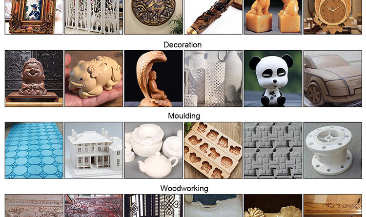 4 Achsen CNC Holzschnitzmaschine