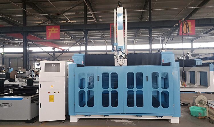 Double Layer 4 Axis CNC Machine