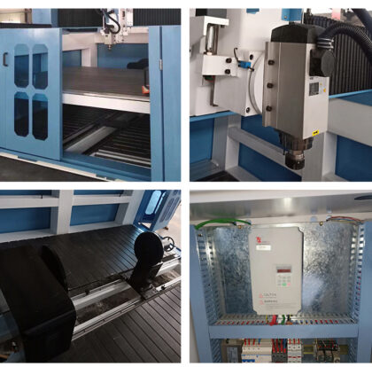 Double Layer 4 Axis CNC Machine