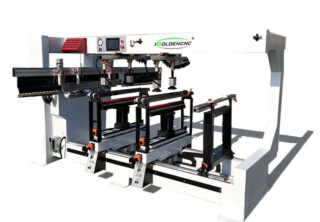 Three Lining Hole Multi-Axle Woodworking Driller