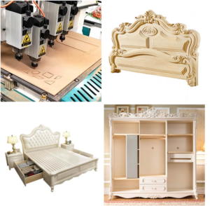 Holztür-Schrank CNC-Router