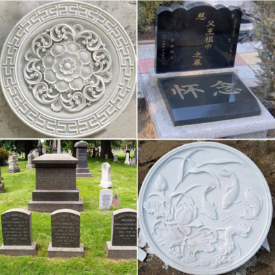 Tombstone engraving machine