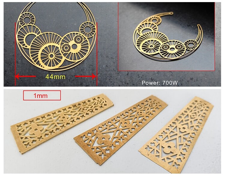 high precise laser engraving cutting machine application