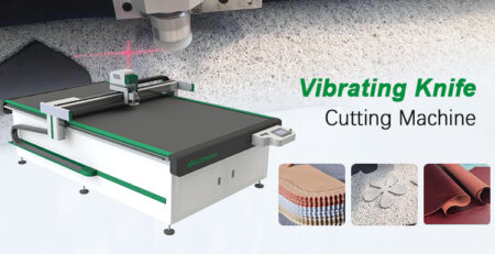 Leather PU Material Vibrating Knife CNC Automatic Cutting Machine