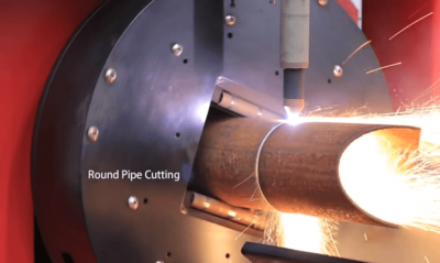 Round tube CNC Plasma Cutting Machine