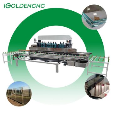 Glass straight line bevelling machine